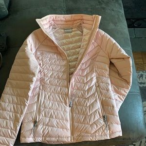 Columbia, light pink pastel jacket